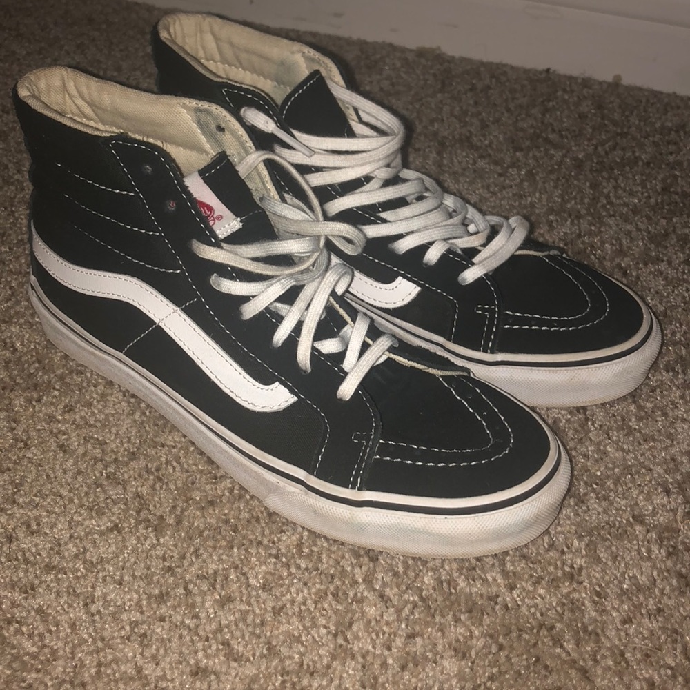 Black Hi Top Vans